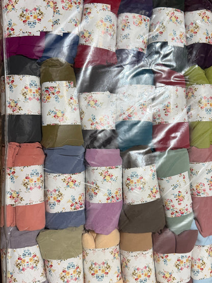 Premium Diamond Georgette Fabric Hijab | Plain Lightweight Georgette Hijab – Sahbibaah Studio